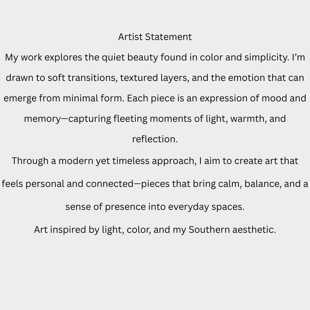 Original Abstract Watercolor Painting: 5x7 Modern Art, Acrylic Frame