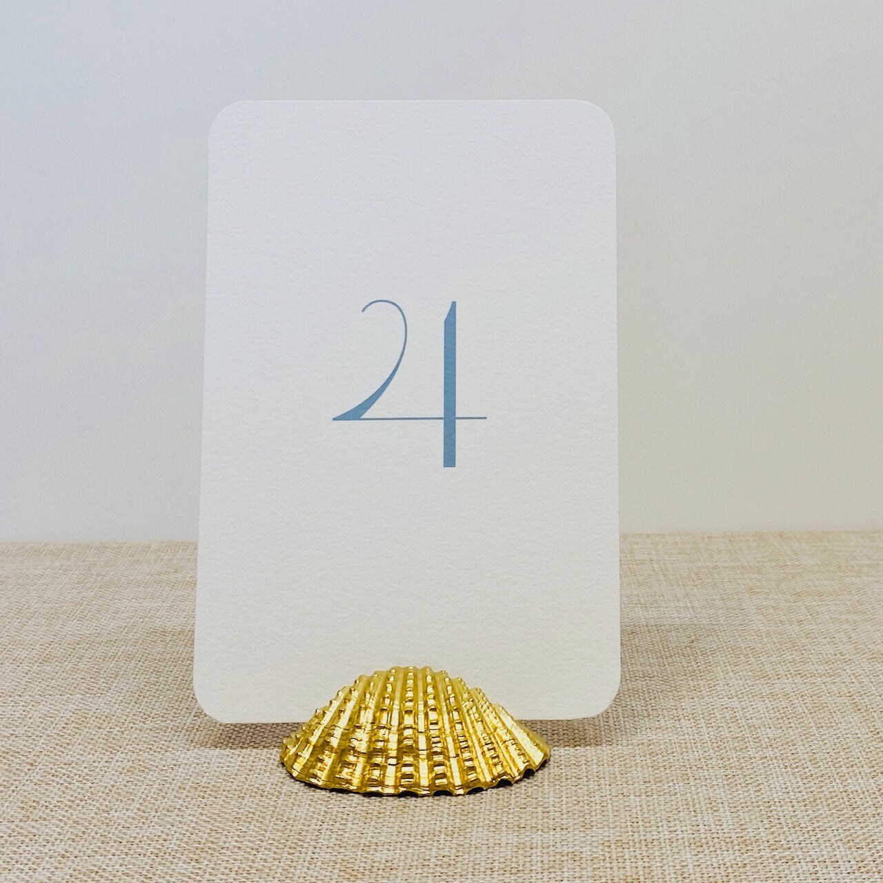 Wedding Table Numbers 1- 20, Dusty Blue, 4 x 6