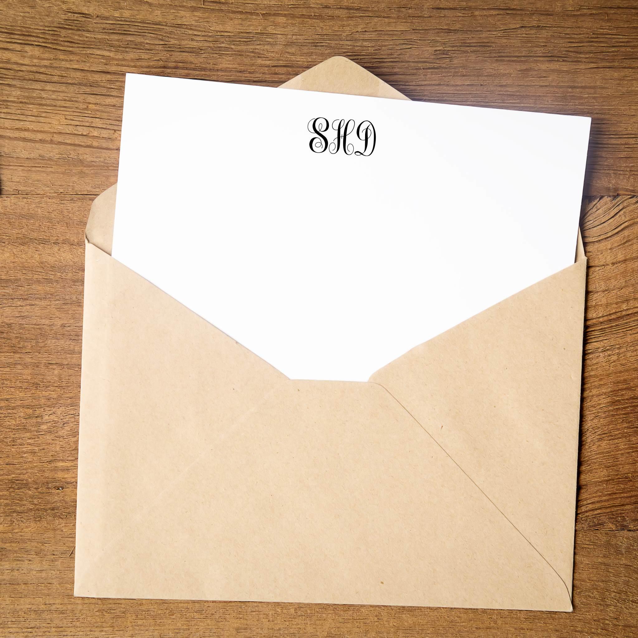 Personalized Stationery Cards, Set of 12