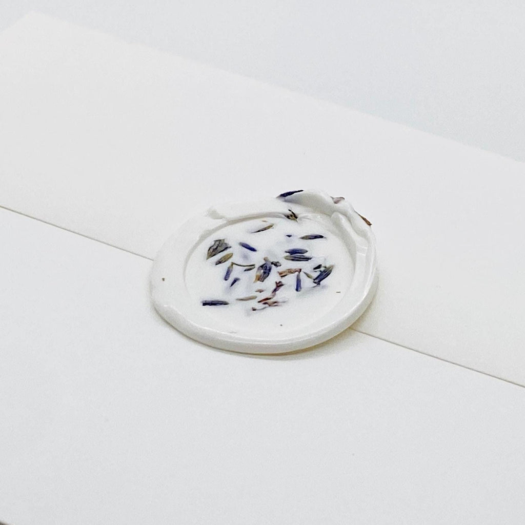 Dried Lavender Wax Seal Stickers Pack of 10