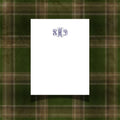 Monogram Personalized Jotter Cards, Set of 12