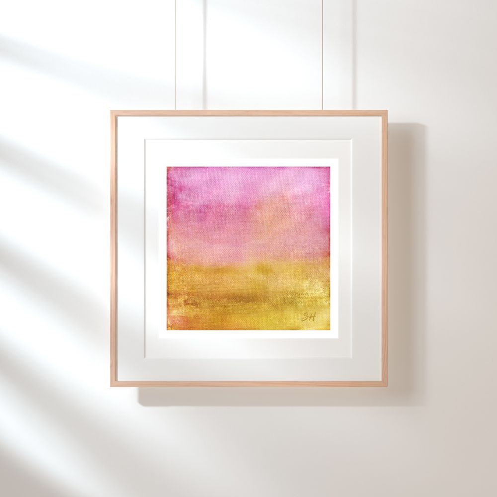 February Art Print:  Pink Sky