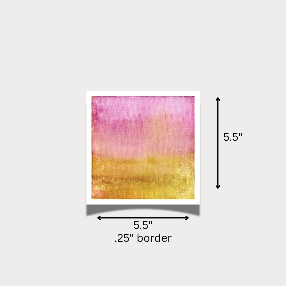 February Art Print:  Pink Sky