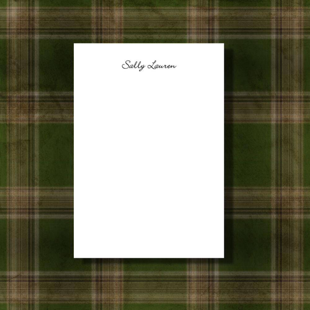 Personalized Jotter Cards, 3 x 5 Jotter Card, Set of 12