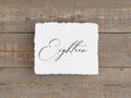 Deckle Edge Table Numbers