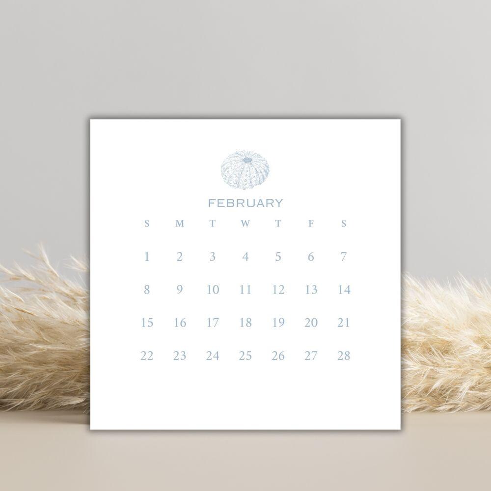 2026 Desktop Calendar (5 x 5)