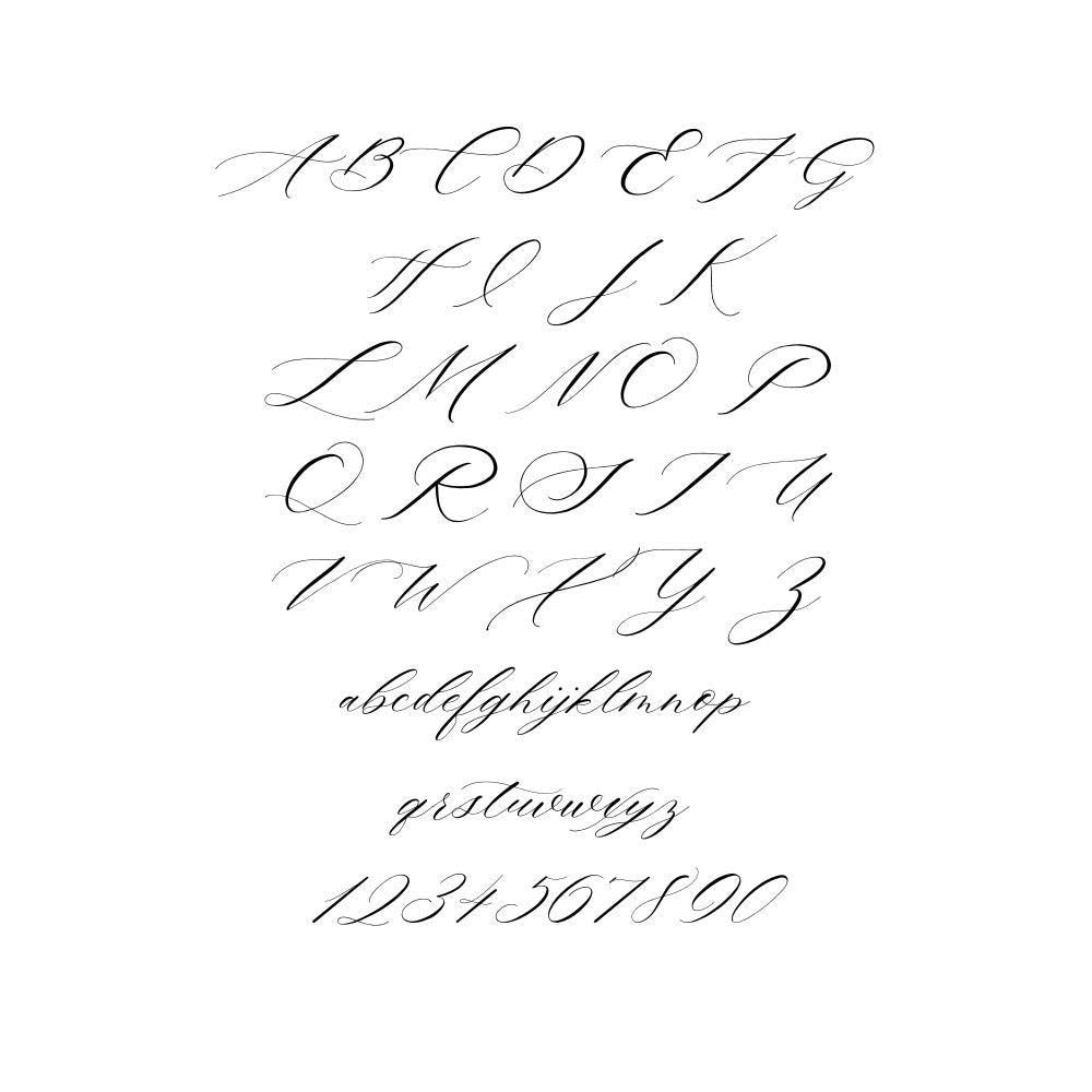 Calligraphy Place Card,  Wedding Place Cards with guest name printing, Set of 100