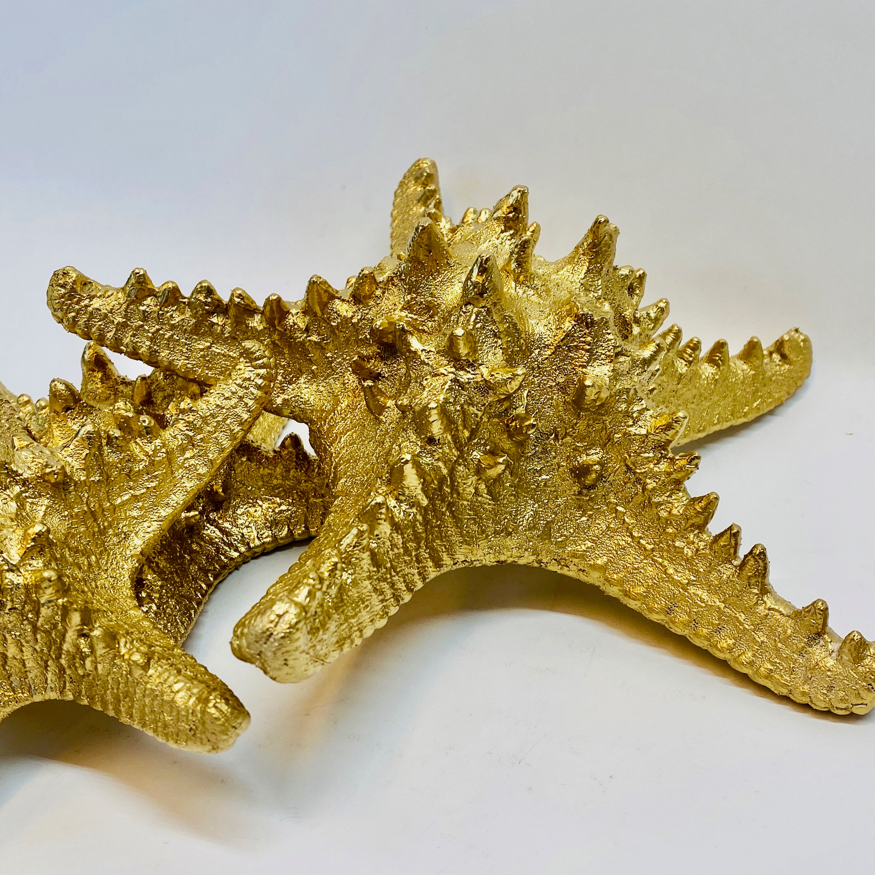 Gold Starfish Coastal Decor