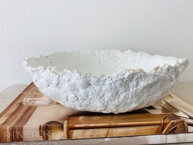 Handmade Paper Mache Bowl