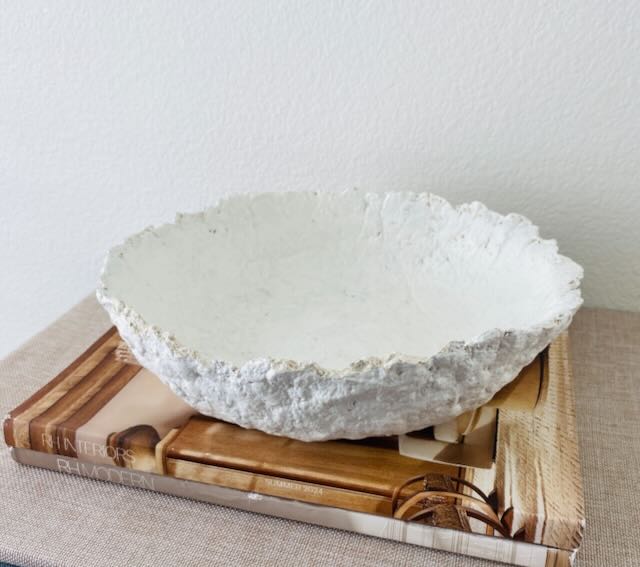 Handmade Paper Mache Bowl