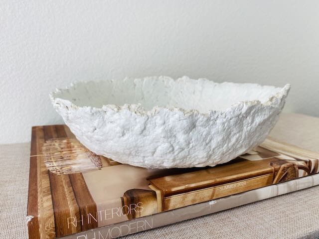 Handmade Paper Mache Bowl