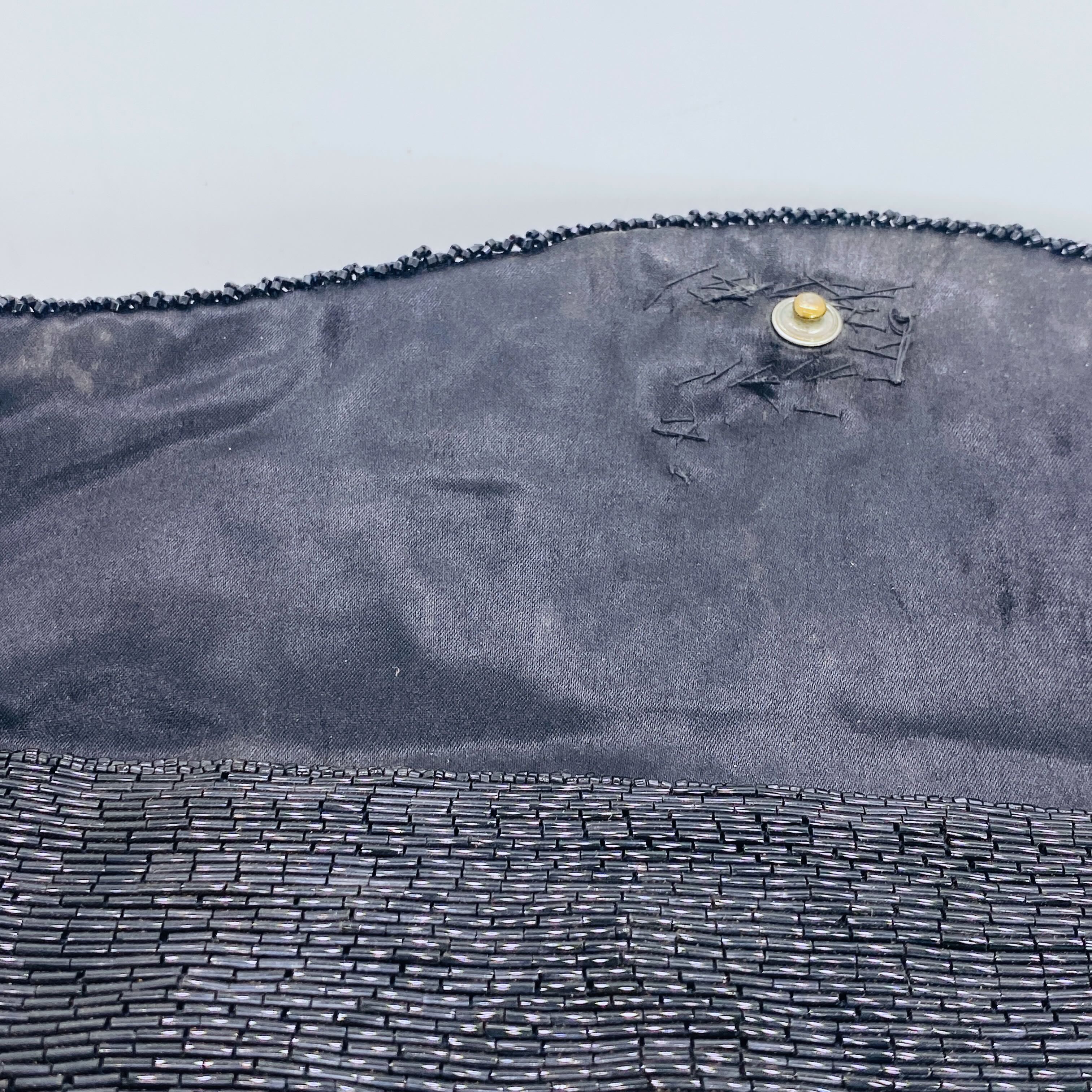c. 1960s Vintage Beaded Evening Clutch
