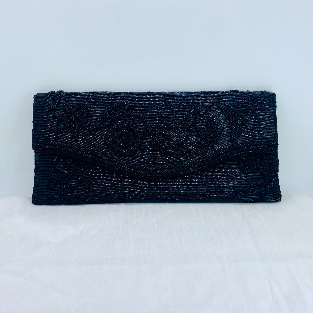 c. 1960s Vintage Beaded Evening Clutch