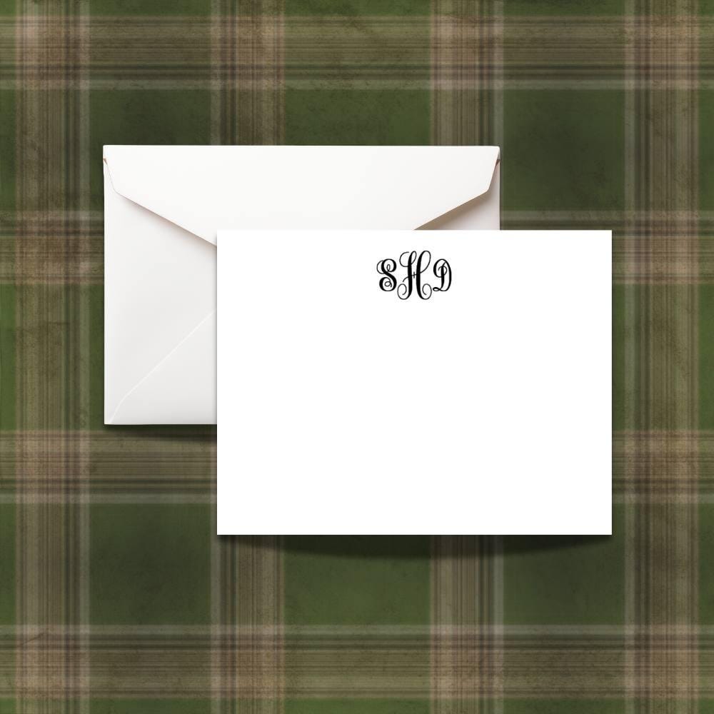 Personalized Stationery Cards, Set of 12