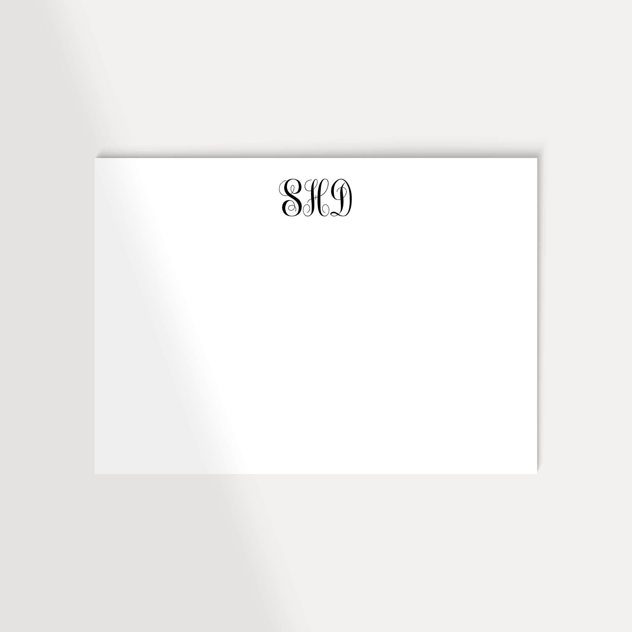 Personalized Stationery Cards, Set of 12