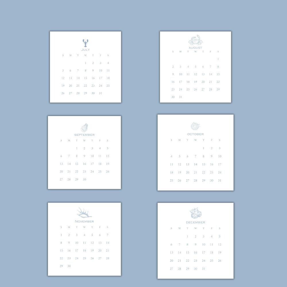 2026 Desktop Calendar (5 x 5)