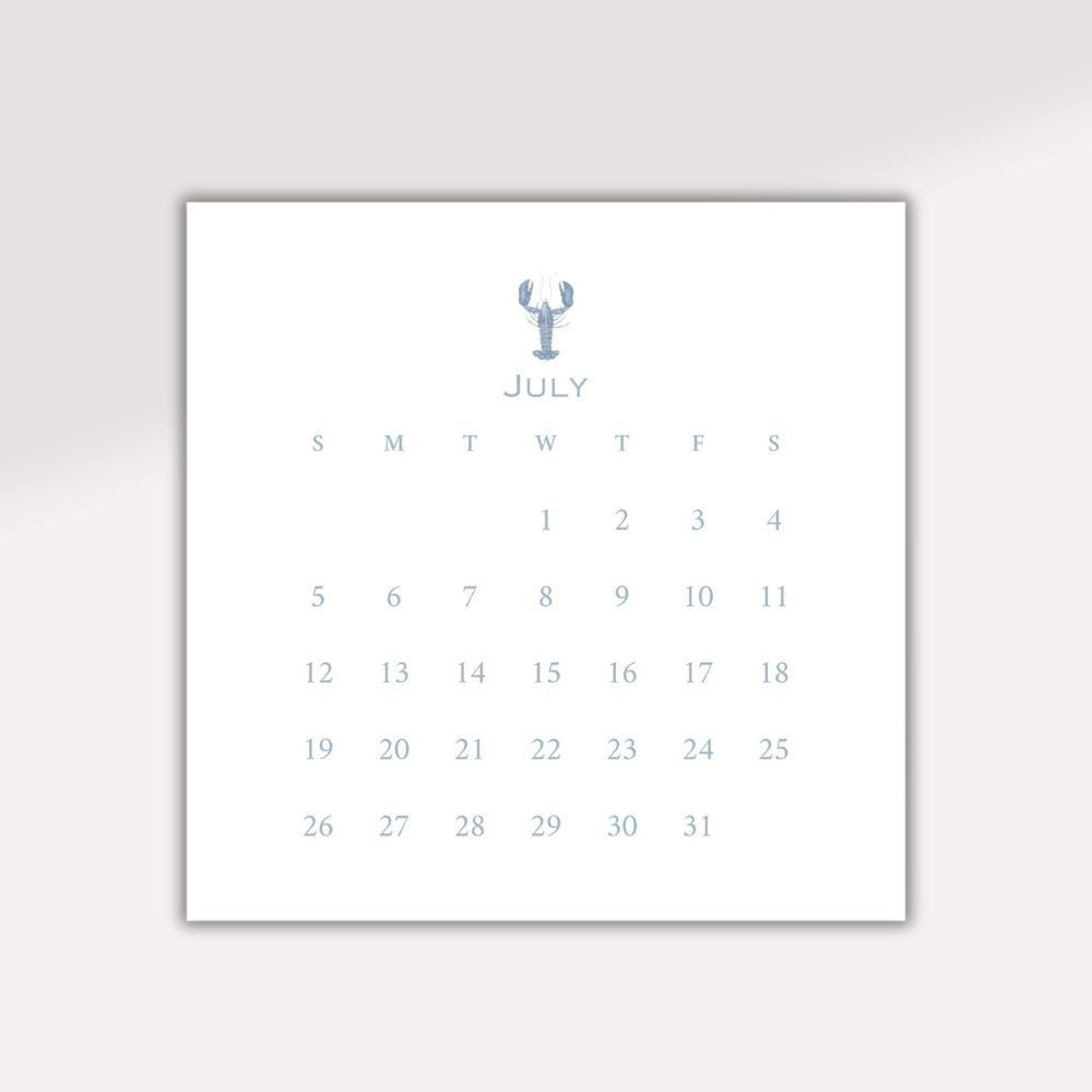 2026 Desktop Calendar (5 x 5)