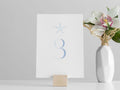 Starfish Wedding Table Numbers