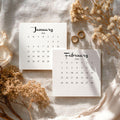 2026 Desk Calendar, Minimalist Calendar Set