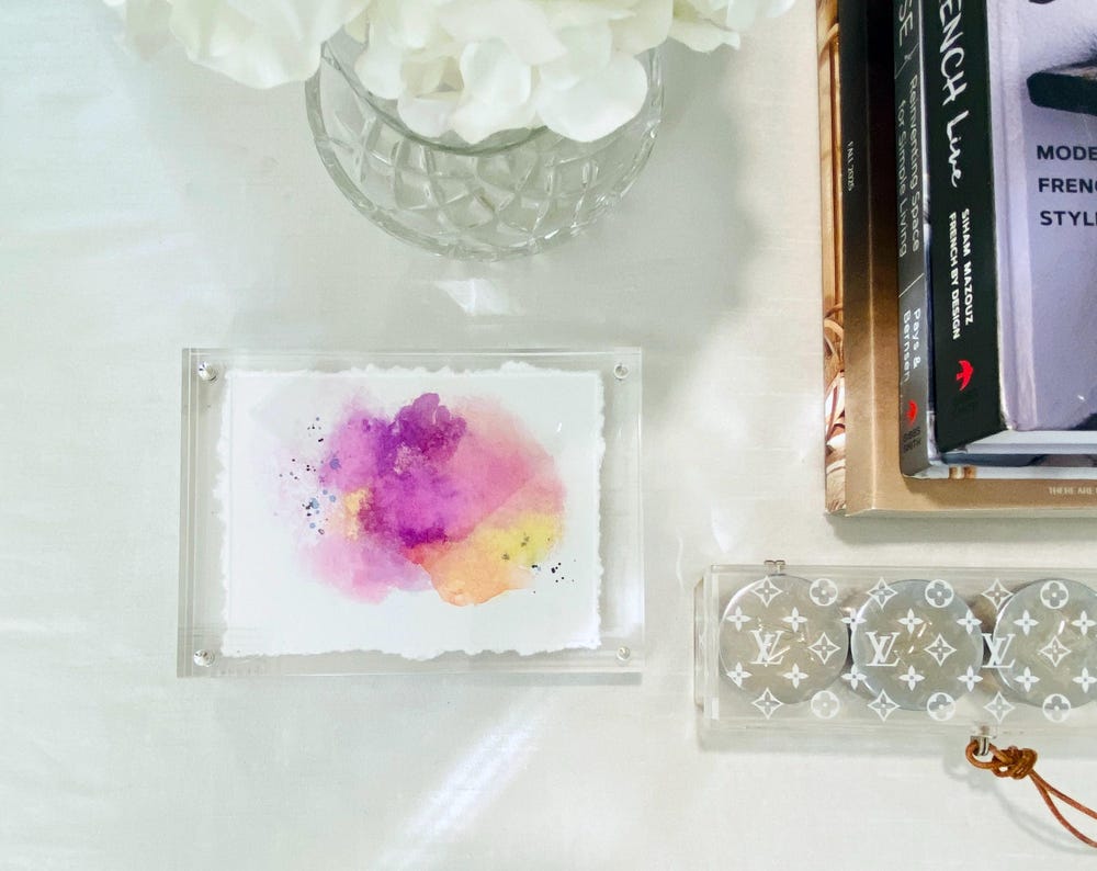 Original Abstract Watercolor Painting